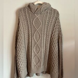 Essential knit hoodie new with tags
